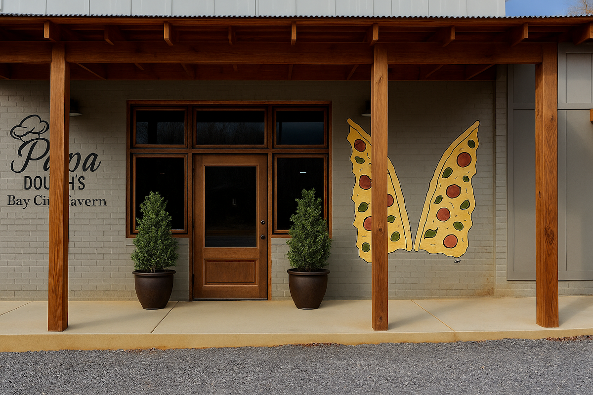 Banner Papa Dough's Bay City Tavern 01